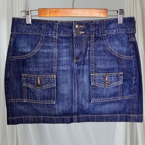 Old Navy Dark Blue Mini Skirt